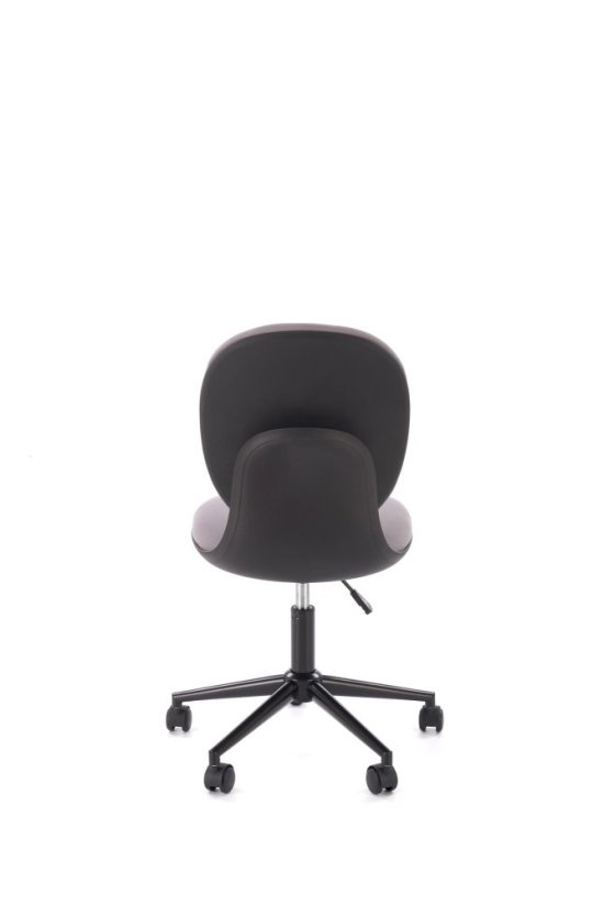 Detská otočná stolička ORION čierna/sivá