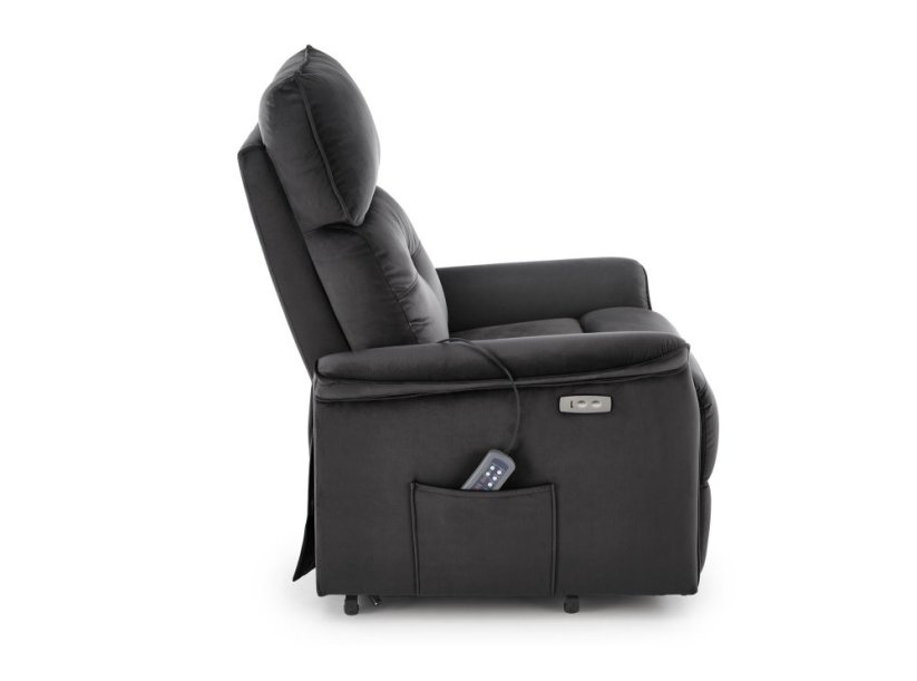 Relaxačné kreslo SEMIR 2 čierne