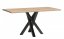 Rozkládací jídelní stůl BARBUS dub artisan 120(160)x80