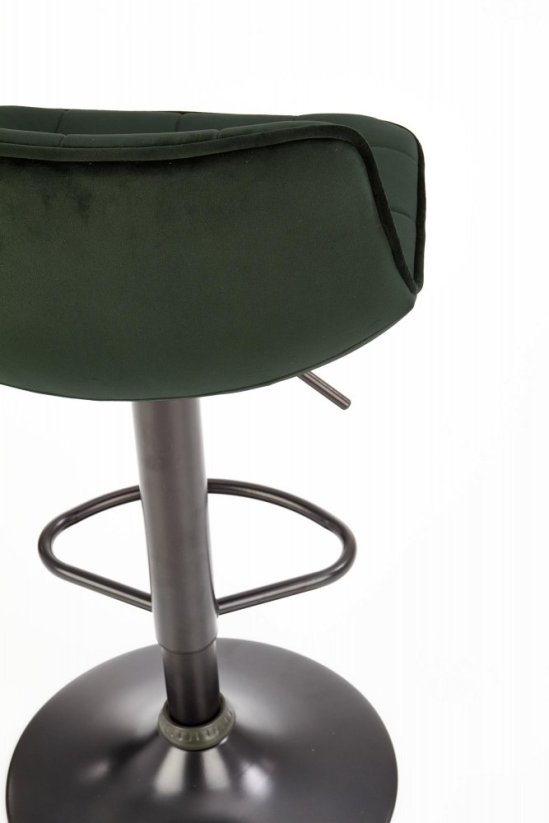 Barová židle H95 tmavě zelená