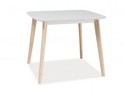 Jedálenský stôl TIBI biely 90X80