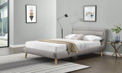 Čalouněná postel ELANDA 160x200 šedá