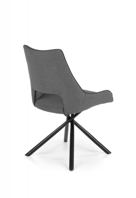 Jídelní židle K409 tmavě šedá
