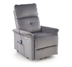 Relaxačné kreslo SEMIR 2 sivé