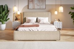 Čalouněná postel BED 8 140x200 béžová
