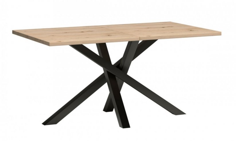 Rozkladací jedálenský stôl BARBUS dub artisan 160(260)x90
