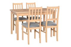 Jedálenský set 4+1 MAX 10/BOS 4 výber z farieb