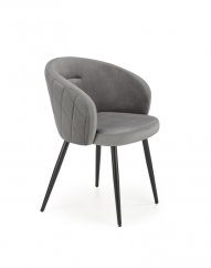 Jedálenská stolička / kreslo K430 sivá