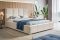 Čalouněná postel BED 7 200x200 béžová