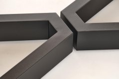 Rozkládací jídelní stůl MASSIVE 2 160(250)x90 dub přírodní/černá