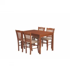 Jídelní židle VENETA s čalouněným sedákem - výběr z odstínů