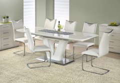 Rozkladací jedálenský stôl MISTRAL 160(220)x90 biely