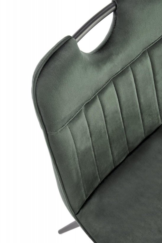 Jídelní židle K521 tmavě zelená