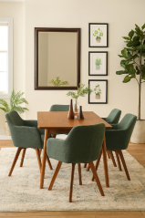 Jedálenská stolička OLIVIA zelená