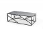 Konferenční stolek UNIVERSE 2 šedý mramor/černý