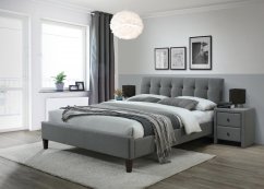 Čalúnená posteľ SAMARA 2 160x200 sivá