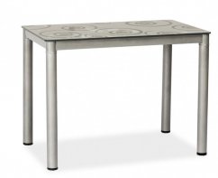 Jedálenský stôl DAMAR 80x60 sivý