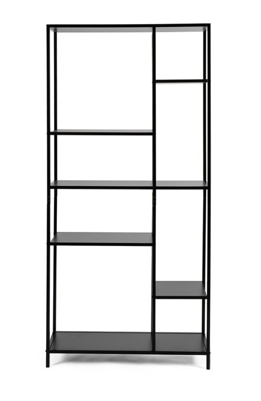 Regálová knihovna ARCANA 401080 černá