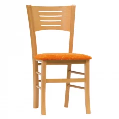 Jedálenská stolička VERONA s čalúneným sedákom - výber z odtieňov