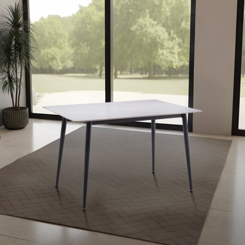 Jídelní stůl CERAMON 120x80 bílý