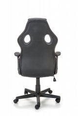 Herná stolička BERKEL čierna/sivá