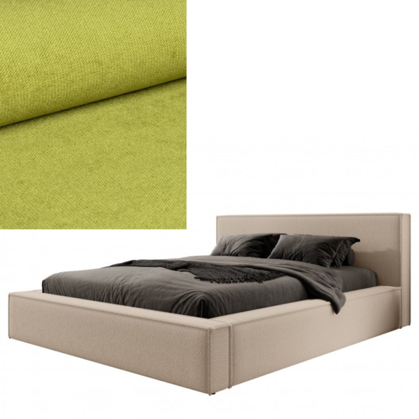 Čalúnená posteľ ASTURIA 160x200 výber z farieb - Výber poťahovej látky (MD): KRONOS_16