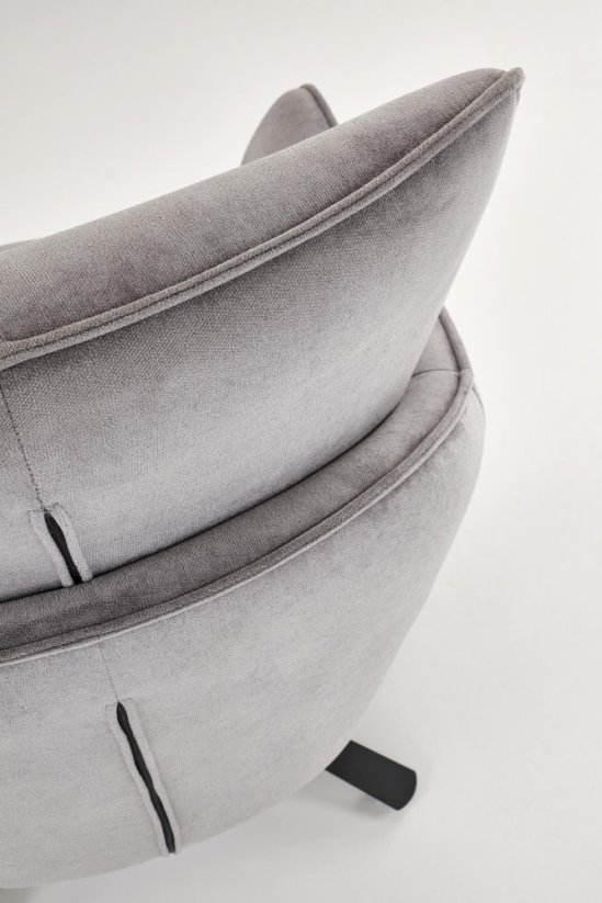 Otočné křeslo SCAMPI šedé