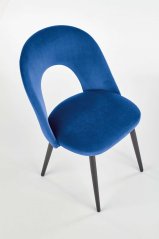 Jedálenská stolička K384 námornícka modrá