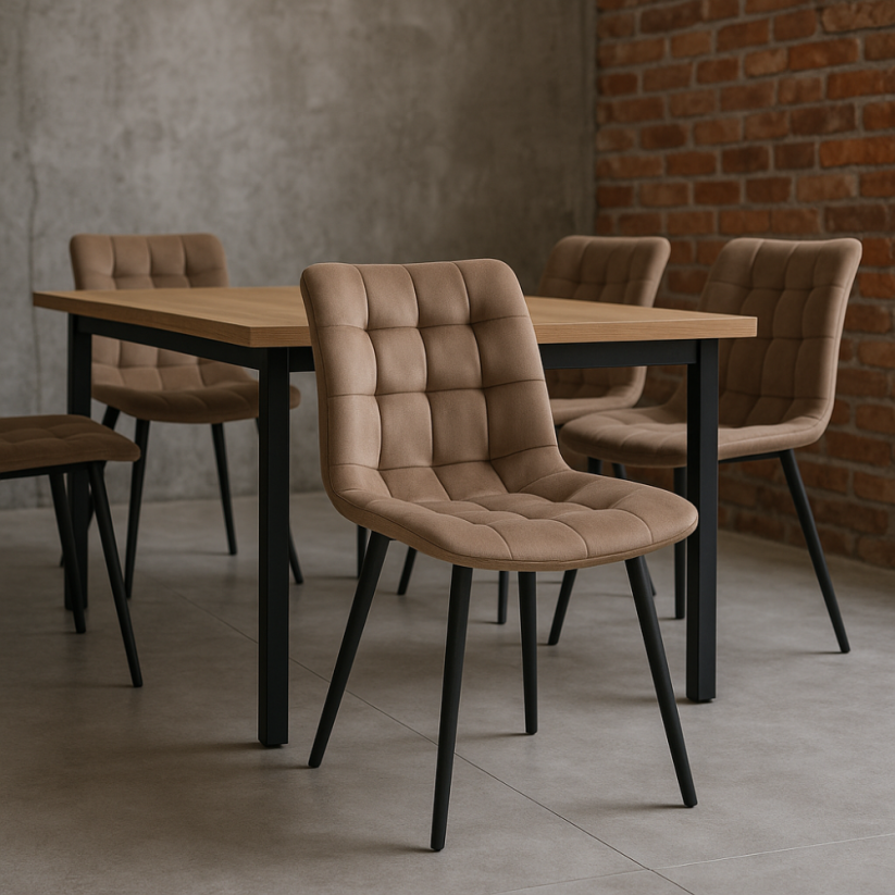 Čalouněná jídelní židle NIKI béžová
