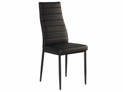Jídelní židle H261 EKOKŮŽE černá/černé