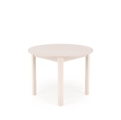 Okrúhly rozkladací jedálenský stôl RINGO 102(142)x102 kašmír