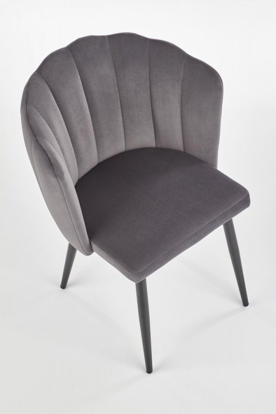 Jídelní židle / křeslo K386 šedá