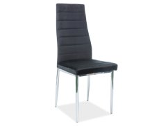 Jedálenská stolička H261 VELVET čierna BLUVEL 19