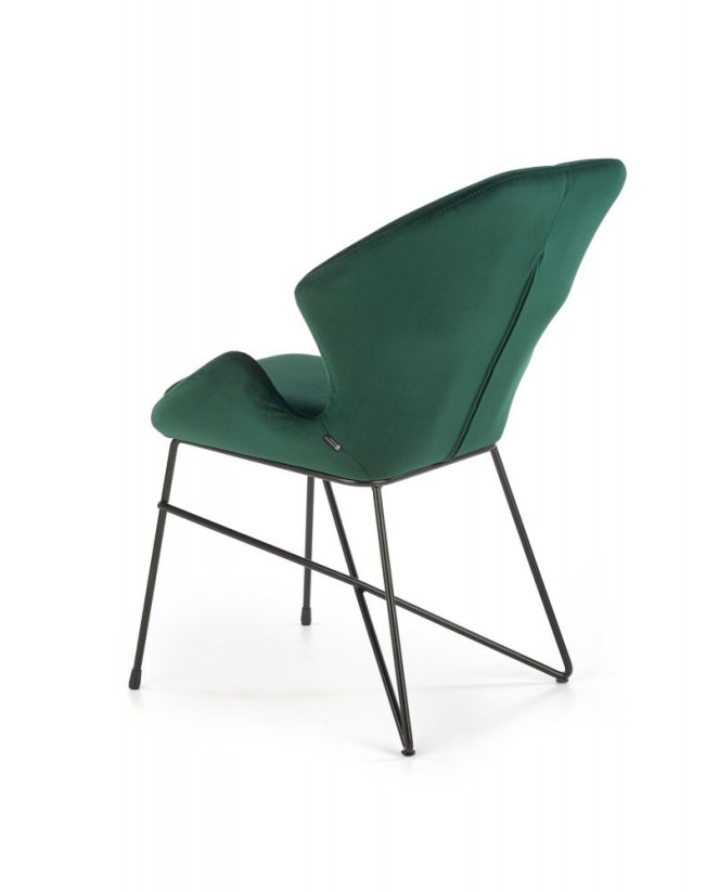 Jedálenská stolička K458 tmavo zelená