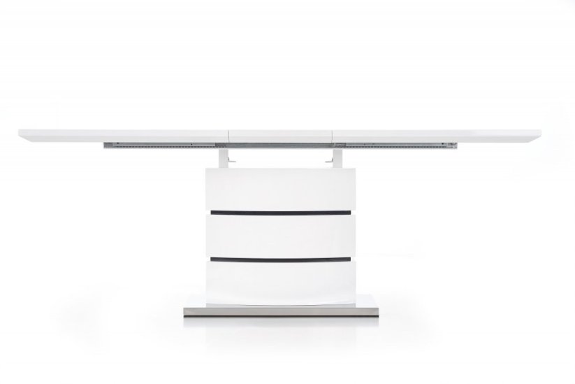Rozkladací jedálenský stôl NOBEL 160(200)x90 biely