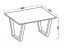 Jedálenský stôl KAISARA čierna/biela 138x67