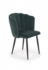 Jedálenská stolička / kreslo K386 tmavo zelená