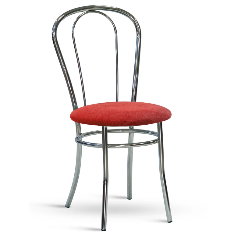 Jedálenská stolička BISTRO chróm - výber z farieb