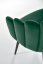 Jedálenská stolička / kreslo K410 tmavo zelená