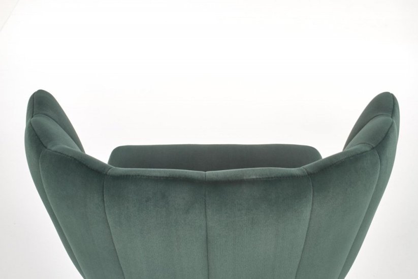 Jedálenská stolička / kreslo K386 tmavo zelená