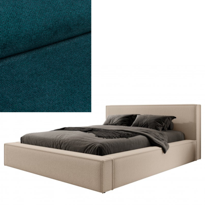 Čalouněná postel ASTURIA 180x200 výběr z barev - Výběr potahové látky (MD): KRONOS_04