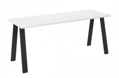 Jedálenský stôl KOLINA čierna/biela 185x67