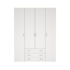 Skříň Sid 4d3s 410 bílá