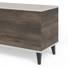 Televizní stolek RANDOM 2 RTV-2 180 cm kašmír/ořech/černá