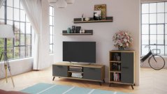 Tv stolík Roky 1 grafit/artisan