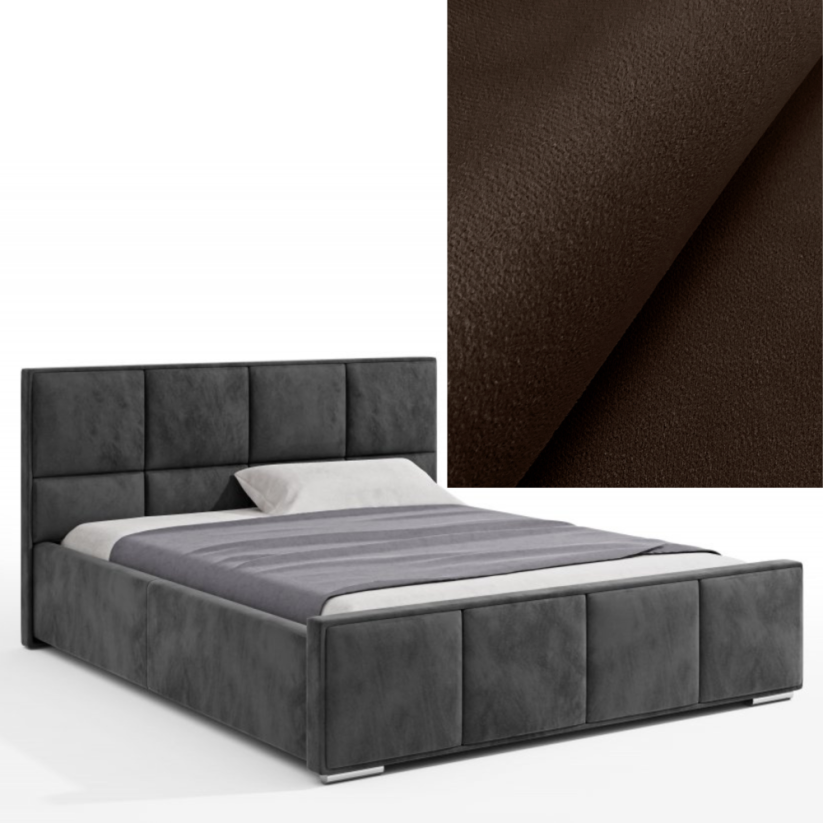 Čalouněná postel BELLA 140x200 výběr z barev - Výběr potahové látky (MD): MANILA_04