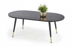 Konferenční stolek EMBOSA černý/zlatý