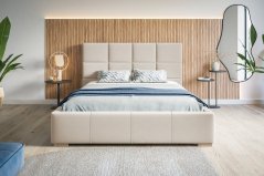 Čalouněná postel BED 7 140x200 béžová
