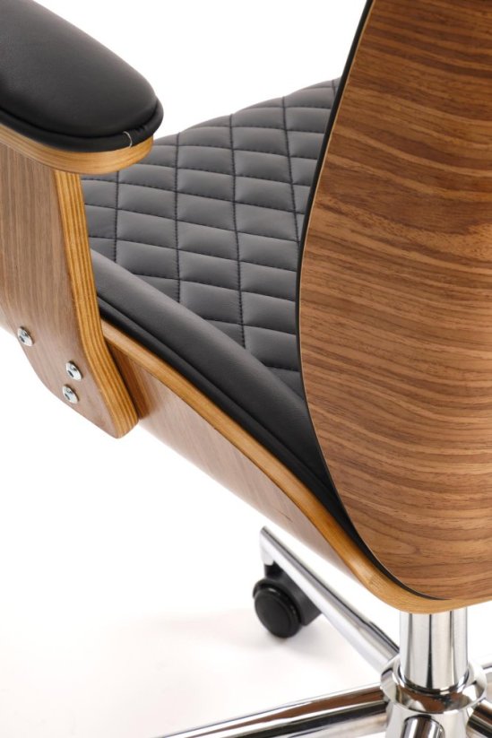 Kancelárske kreslo TIMBER orech/čierna