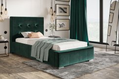 Čalouněná postel BED 5 90x200 zelená